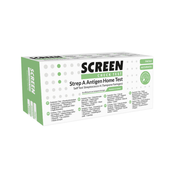 Test Rapido Strep A 1 pz Test Rapido Streptococco A 1 pz